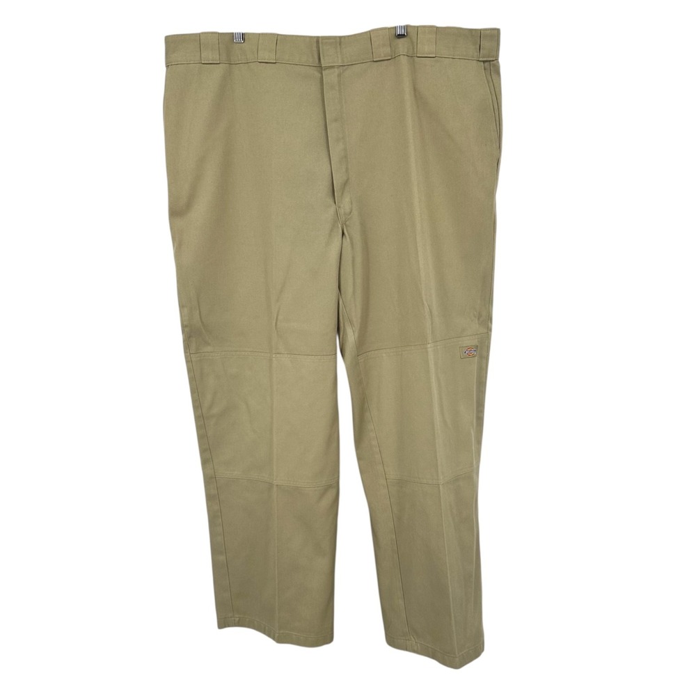 DICKIES Desert Sand Pro Series Double Knee Work Pants Mens Size 46x32 Big & Tall